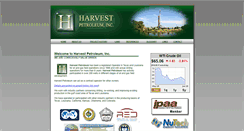 Desktop Screenshot of harvestpetroleum.com